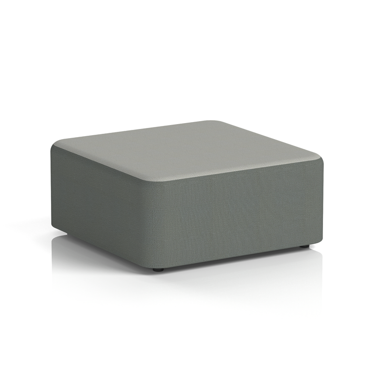 Harlestone Square Stool in Two Tone