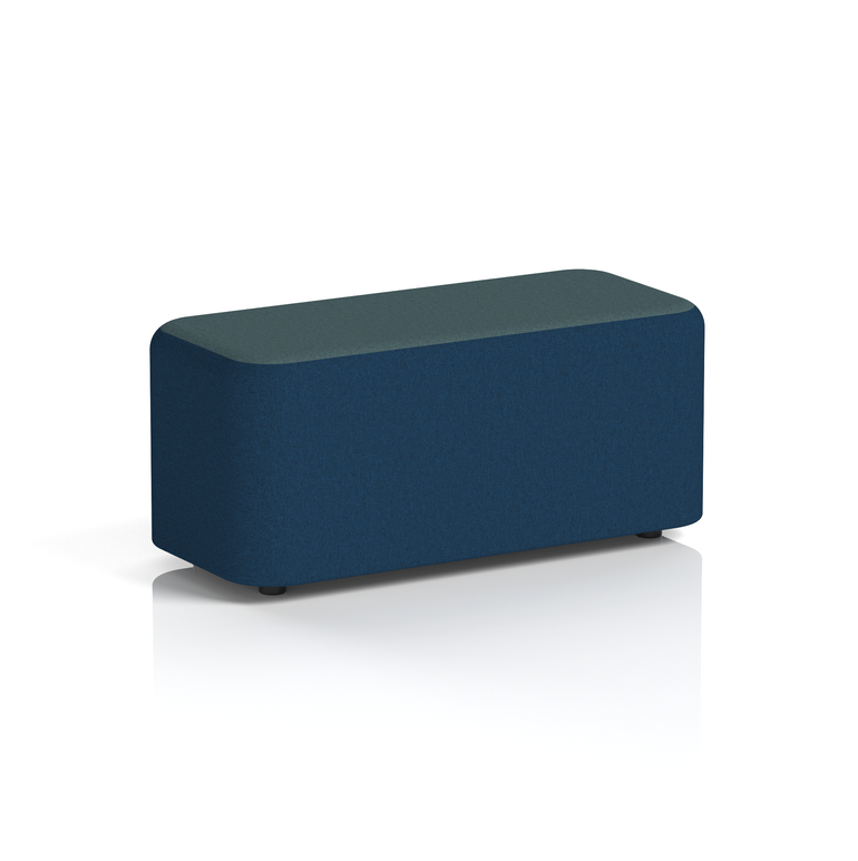 Harlestone Rectangular Stool in Two Tone