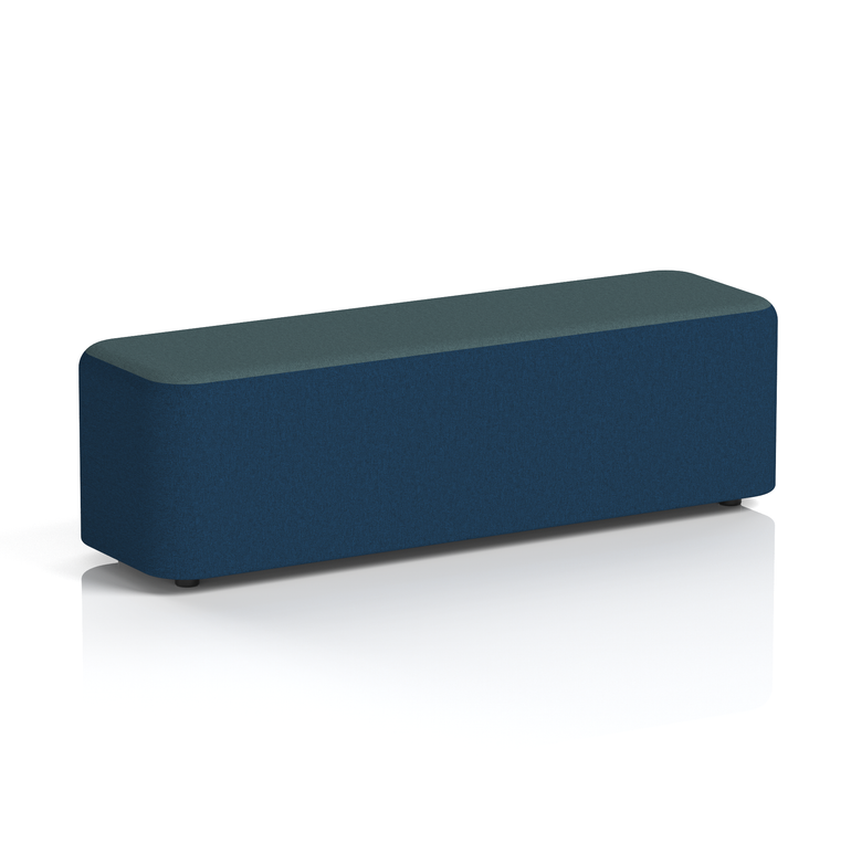 Harlestone Rectangular Stool in Two Tone