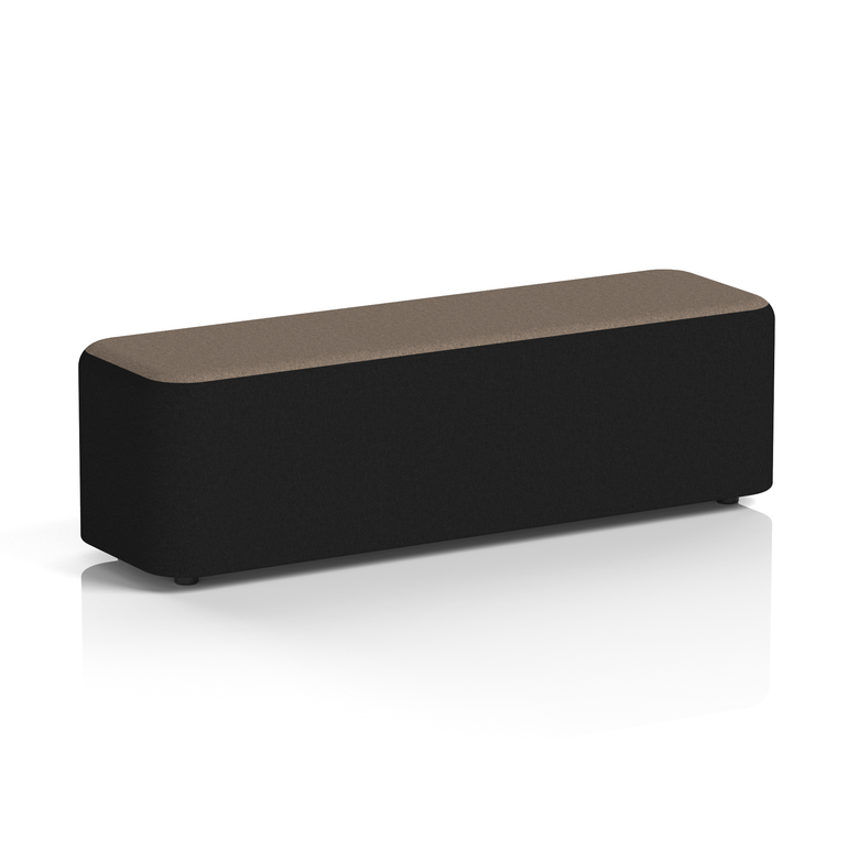 Harlestone Rectangular Stool in Two Tone