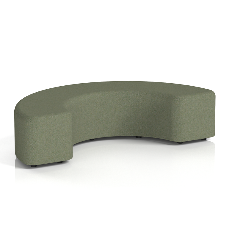 Harlestone Curved Stool in Single Tone