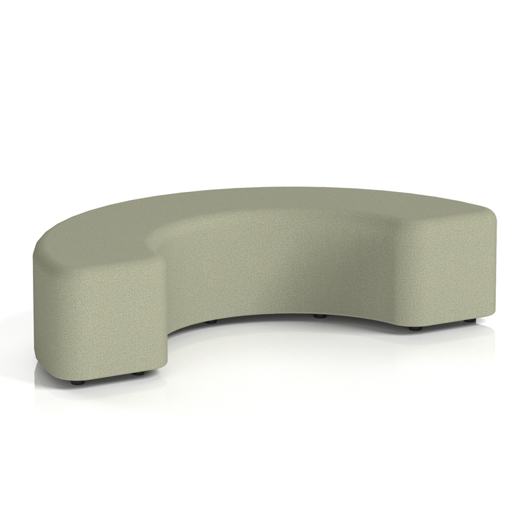 Harlestone Curved Stool in Single Tone