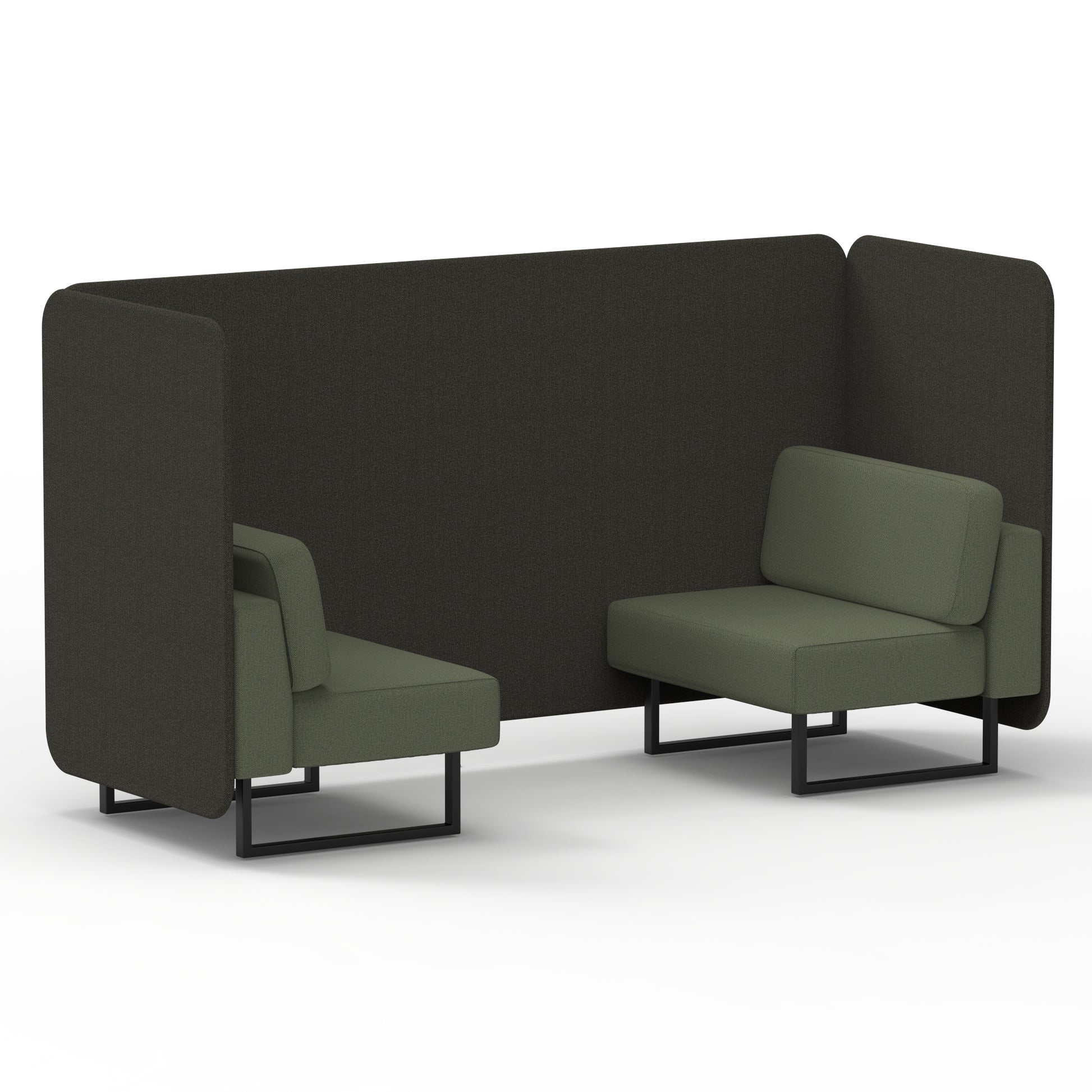 Brixworth Bench Booth in Two Tone