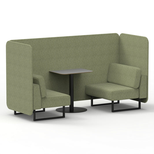 EE - Brixworth Bench Booth With Grey Table In Single Tone