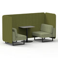  Rivet - Olive Panels And Burnish Sofa