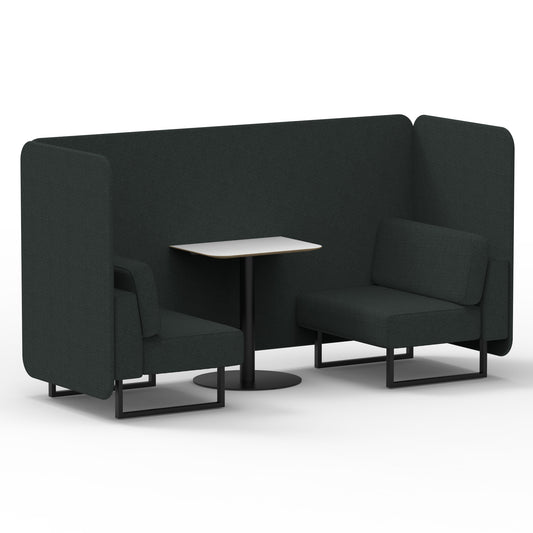 EE - Brixworth Bench Booth With White Table In Single Tone