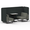  Rivet - Charcoal Panels And Vitreous Sofa