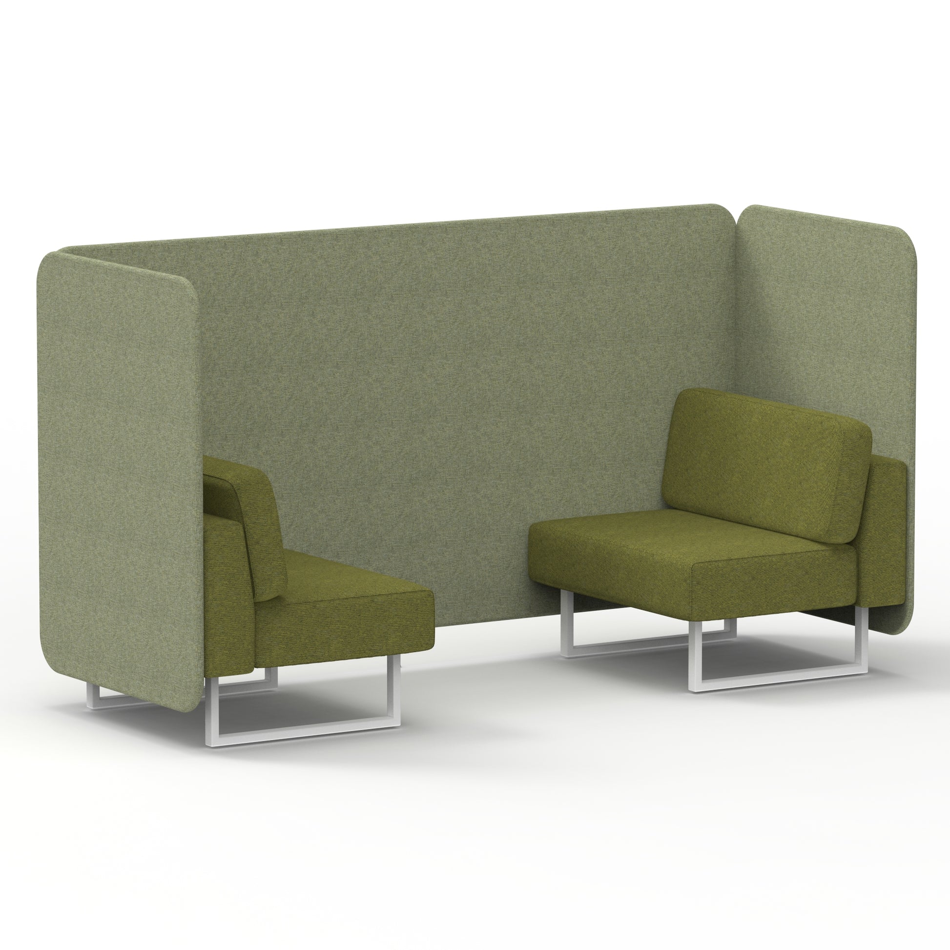 Brixworth Bench Booth in Two Tone
