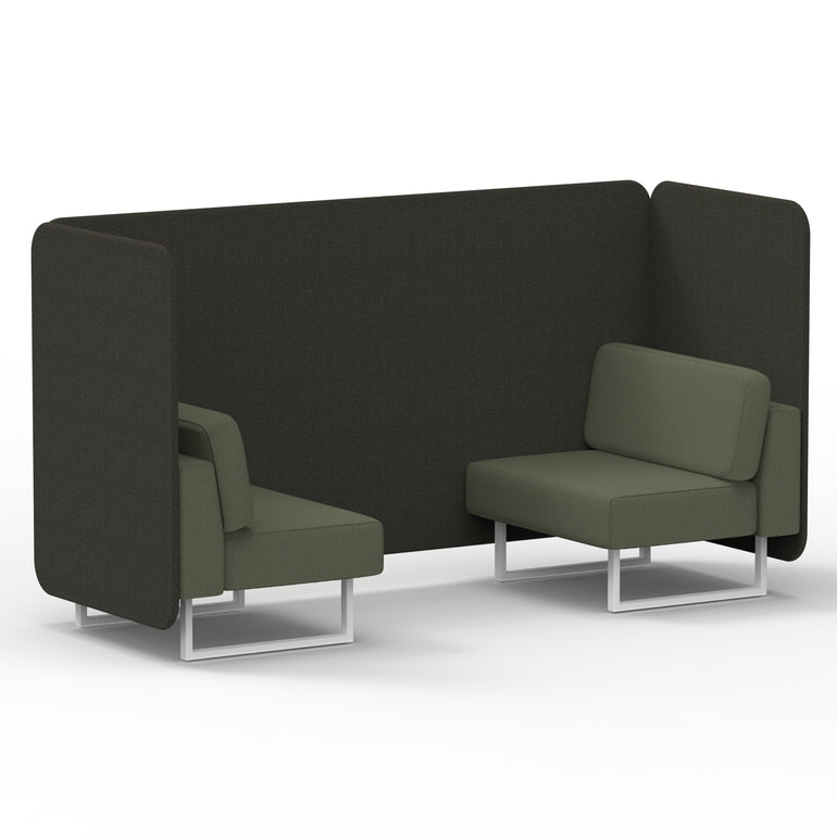 Brixworth Bench Booth in Two Tone