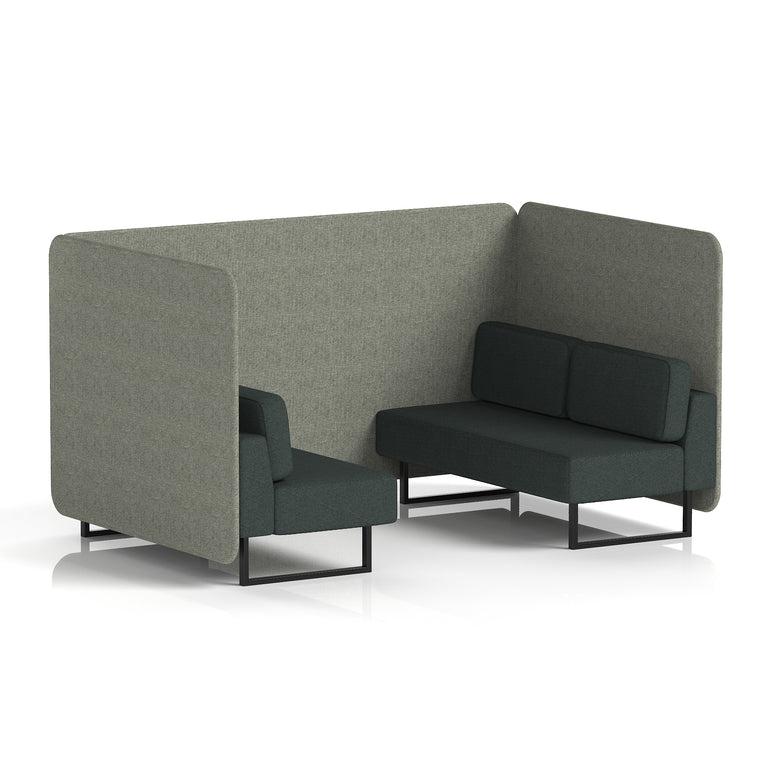 Brixworth Bench Booth in Two Tone