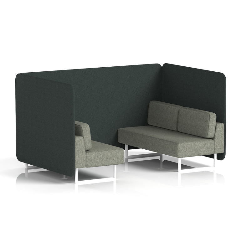 Brixworth Bench Booth in Two Tone