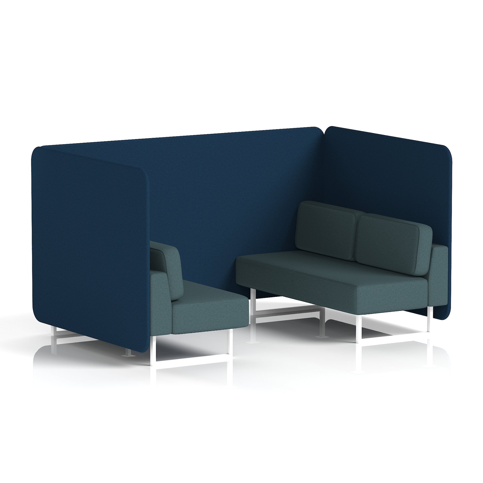 Brixworth Bench Booth in Two Tone