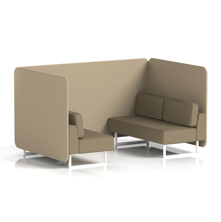 Brixworth Bench Booth in Two Tone