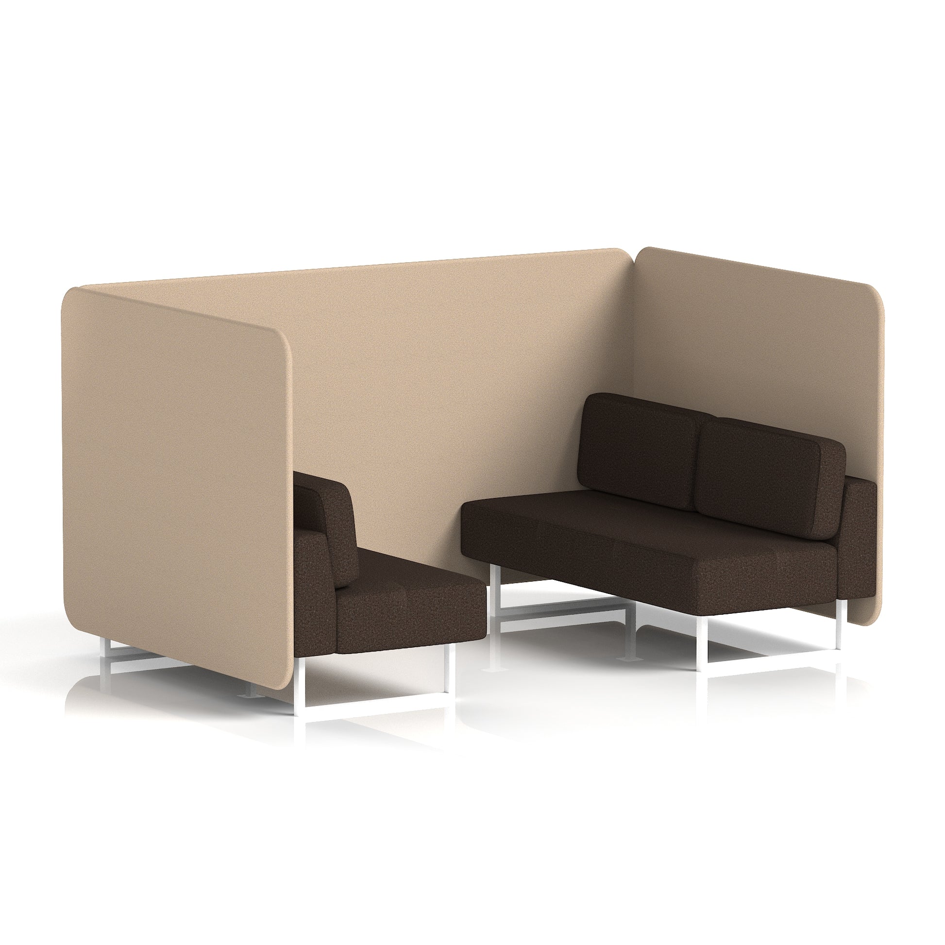 Brixworth Bench Booth in Two Tone