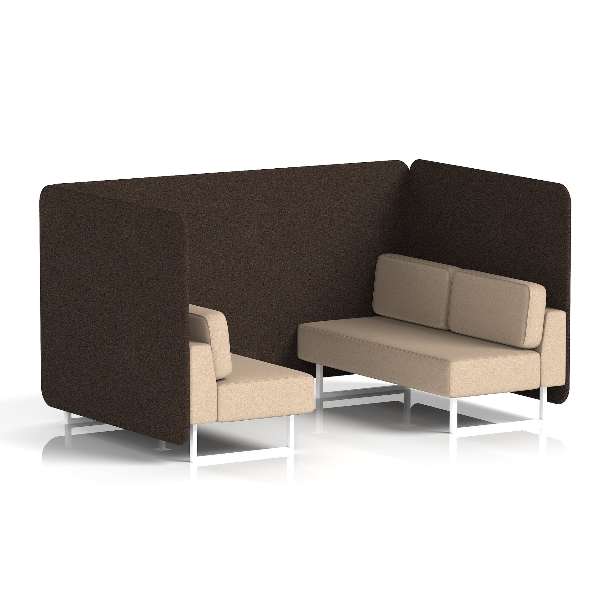 Brixworth Bench Booth in Two Tone