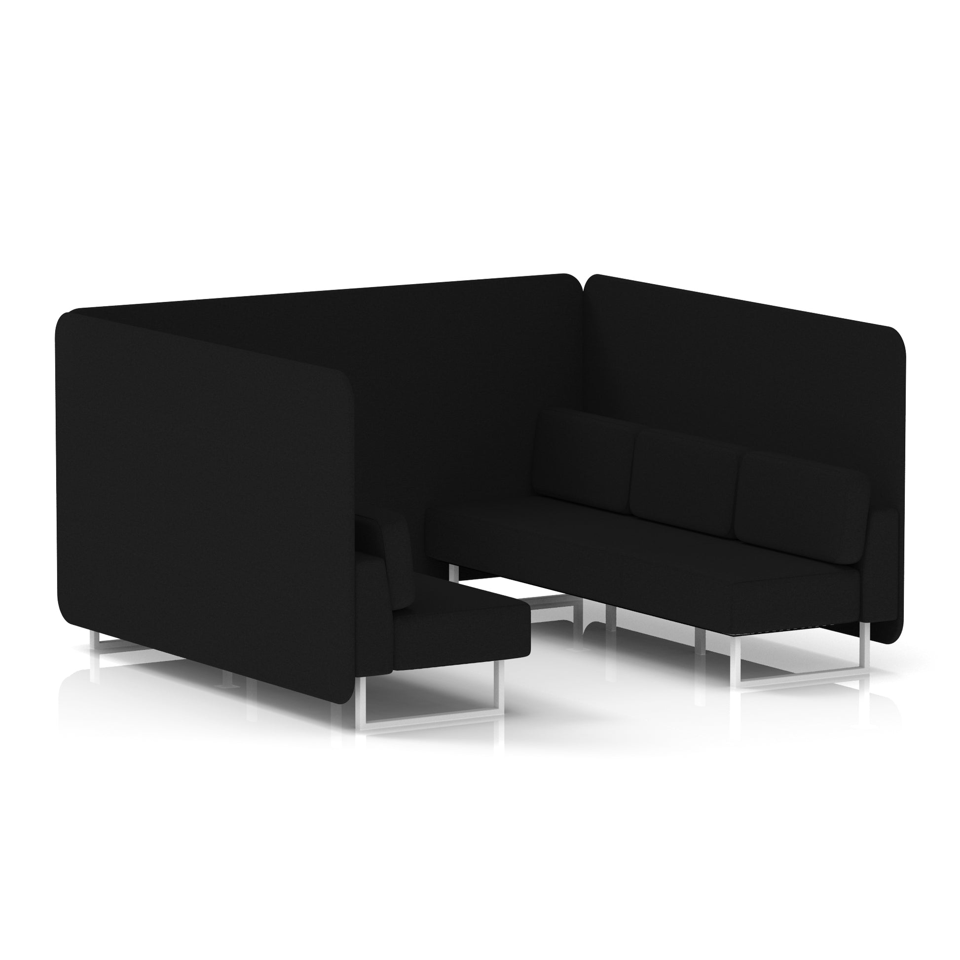 Brixworth Bench Booth in Single Tone