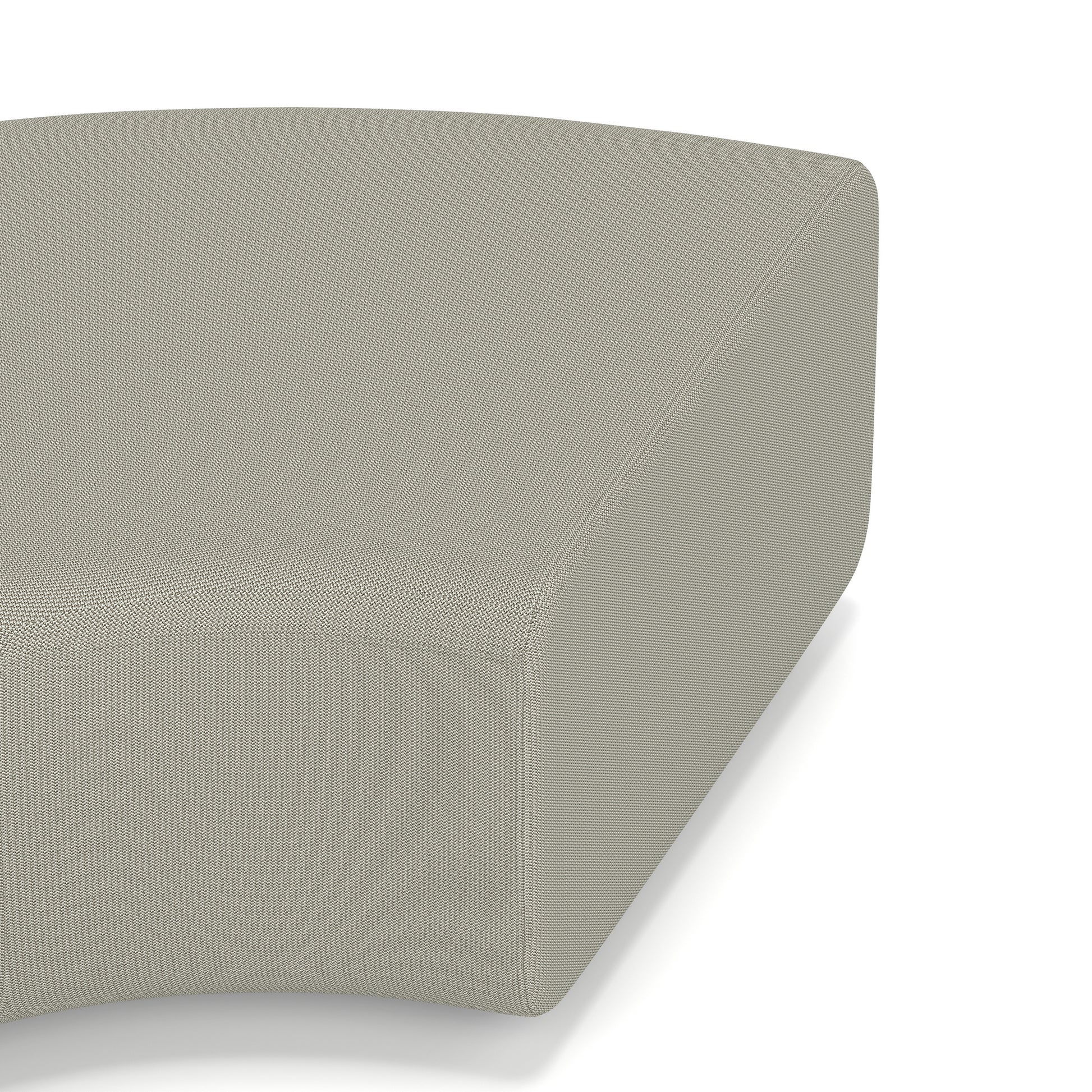 Mawsley Modular Seating 90 Degree Backless Curved Unit