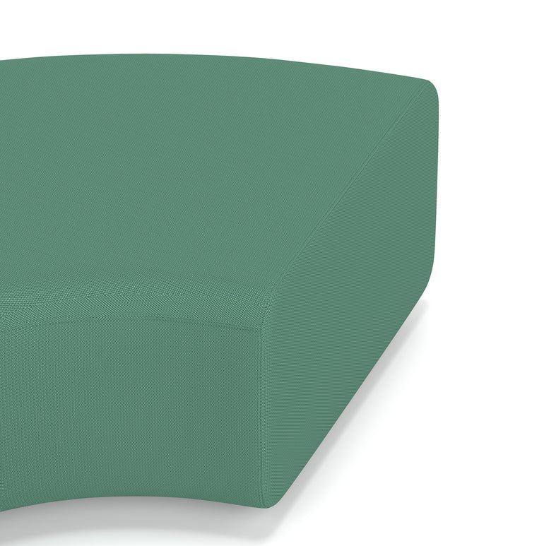 Mawsley Modular Seating 90 Degree Backless Curved Unit