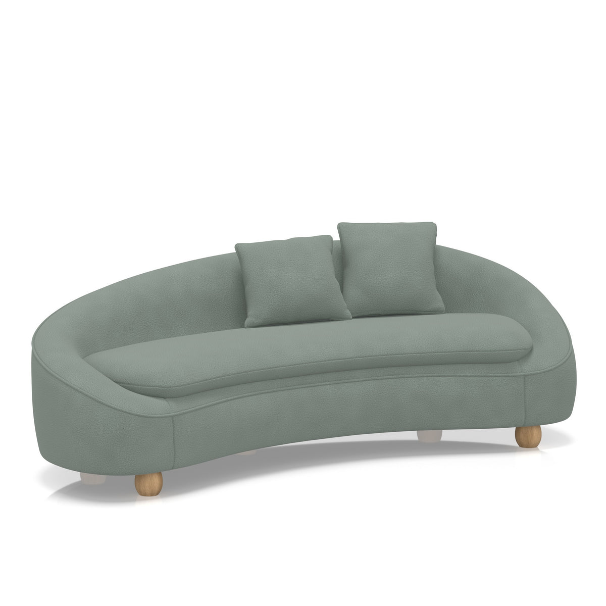 Mimi 3 Seater Curved Sofa