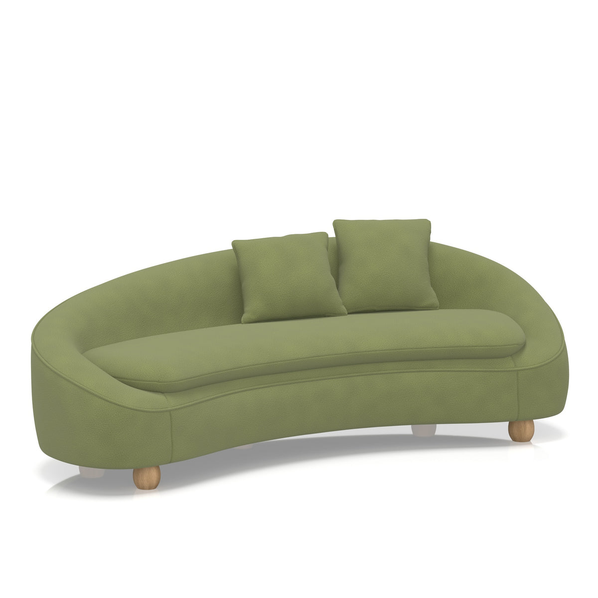 Mimi 3 Seater Curved Sofa