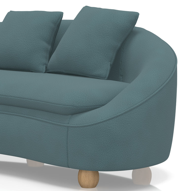 Mimi 3 Seater Curved Sofa