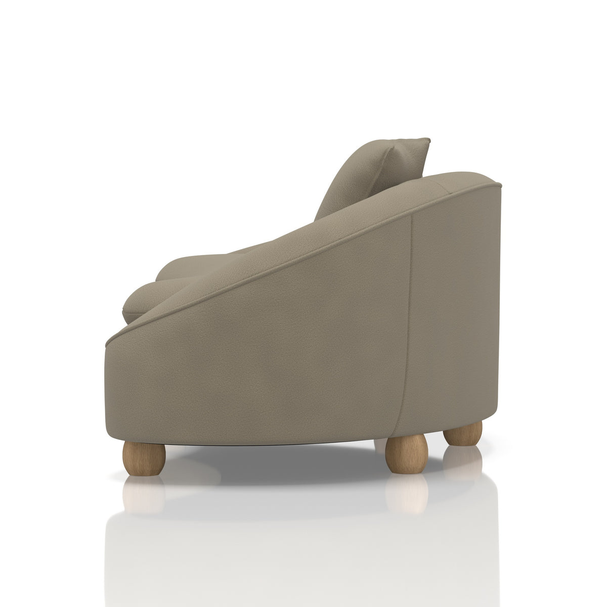 Mimi 3 Seater Curved Sofa