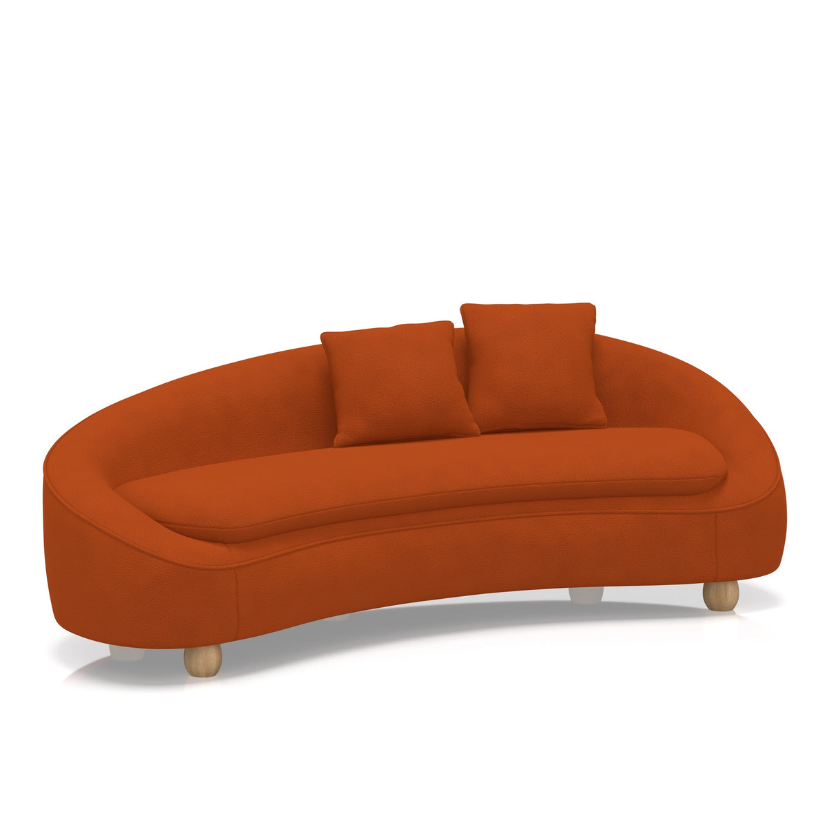 Mimi 3 Seater Curved Sofa