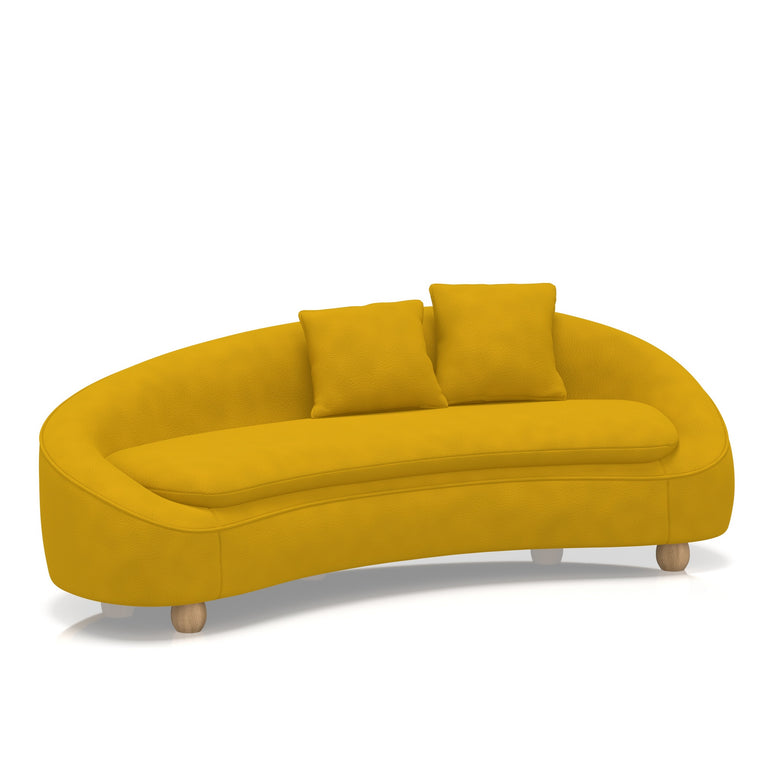 Mimi 3 Seater Curved Sofa