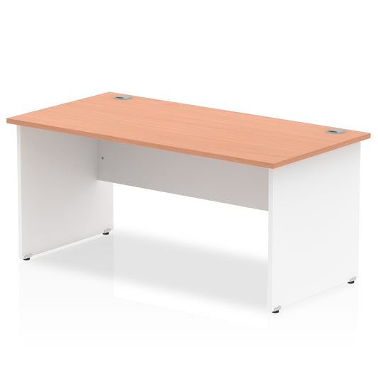 OE - Impulse 1800mm Straight Desk Panel End Leg Two Tone