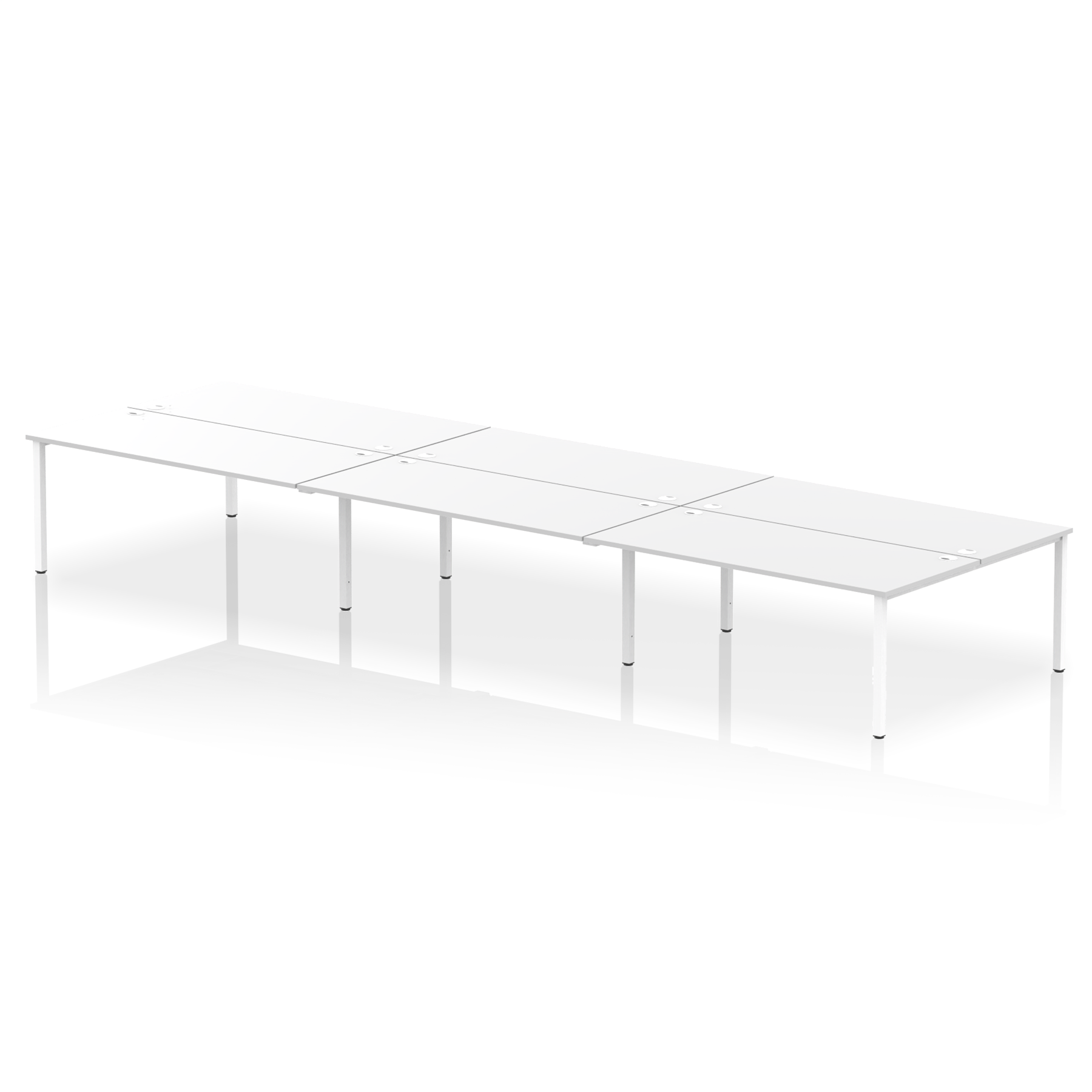 Impulse B2B Bench Desk - 6 Person