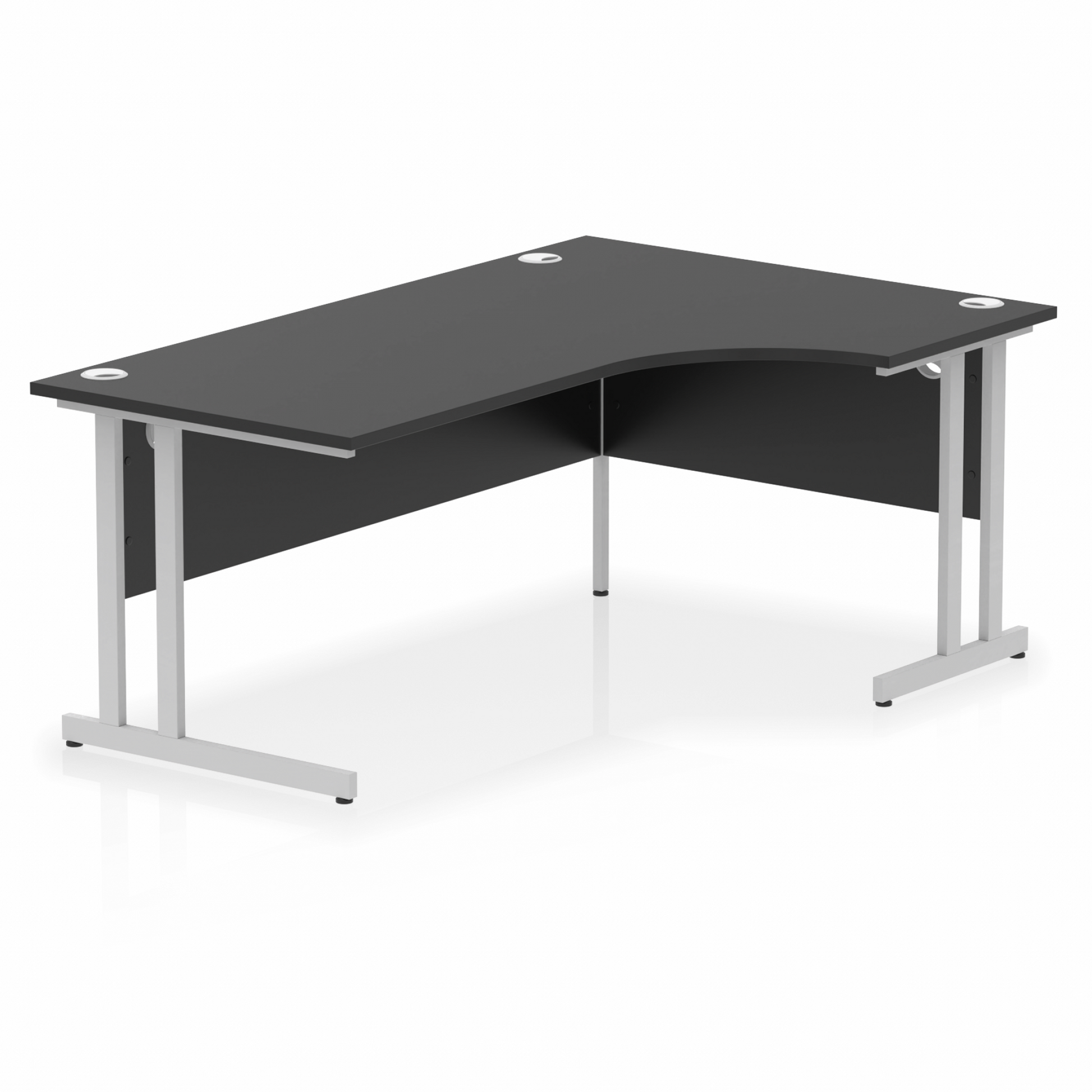 Impulse 1800mm Right Crescent Desk Cantilever Leg