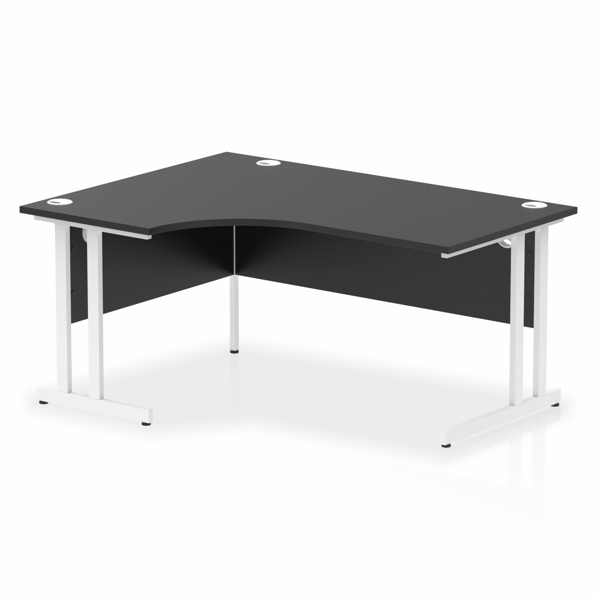 Impulse 1600mm Right Crescent Desk Cantilever Leg