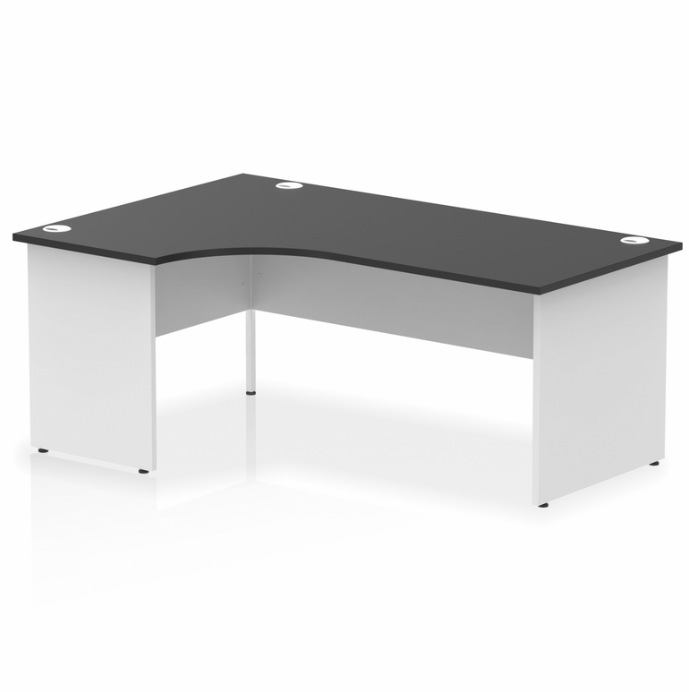 Impulse 1800mm Left Crescent Desk Panel End Leg