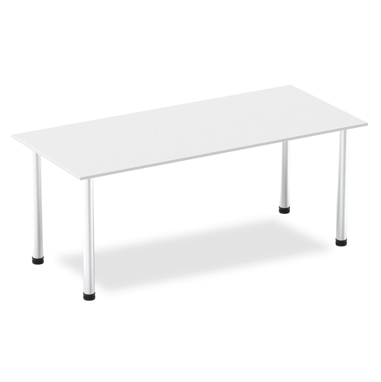 Impulse 1800mm Straight Table With Post Leg