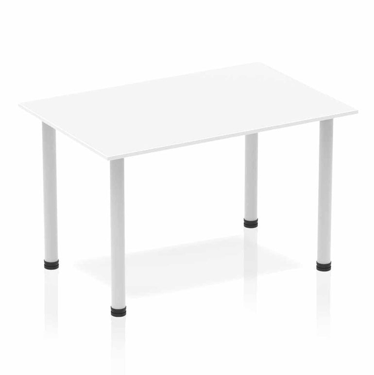 Impulse 1200mm Straight Table With Post Leg