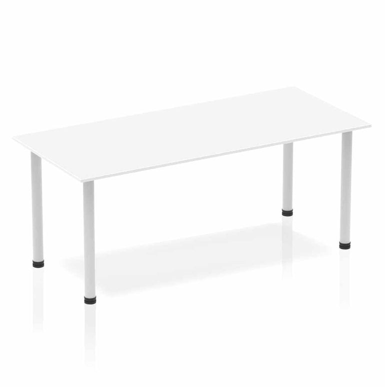 Impulse 1800mm Straight Table With Post Leg