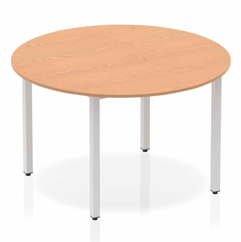 Impulse Round Table With Box Frame Leg