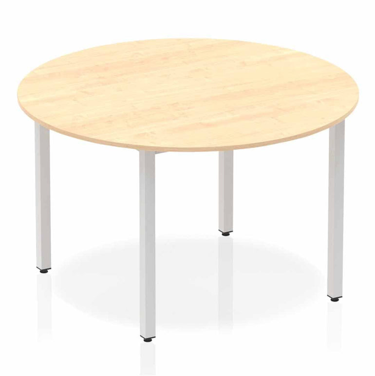 Impulse Round Table With Box Frame Leg