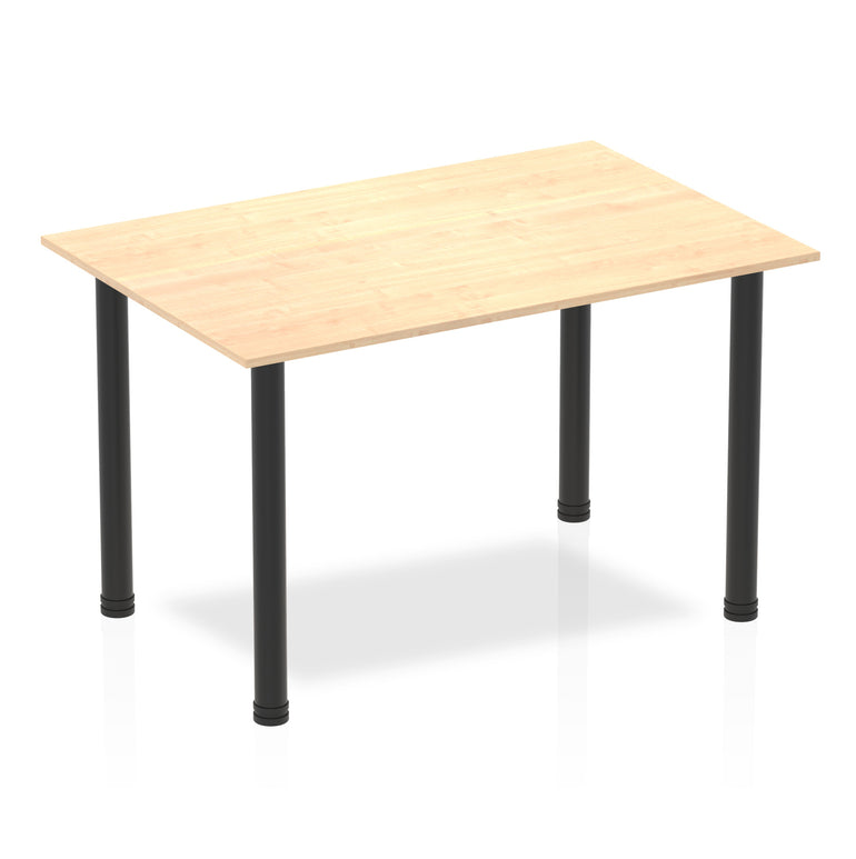 Impulse 1200mm Straight Table With Post Leg