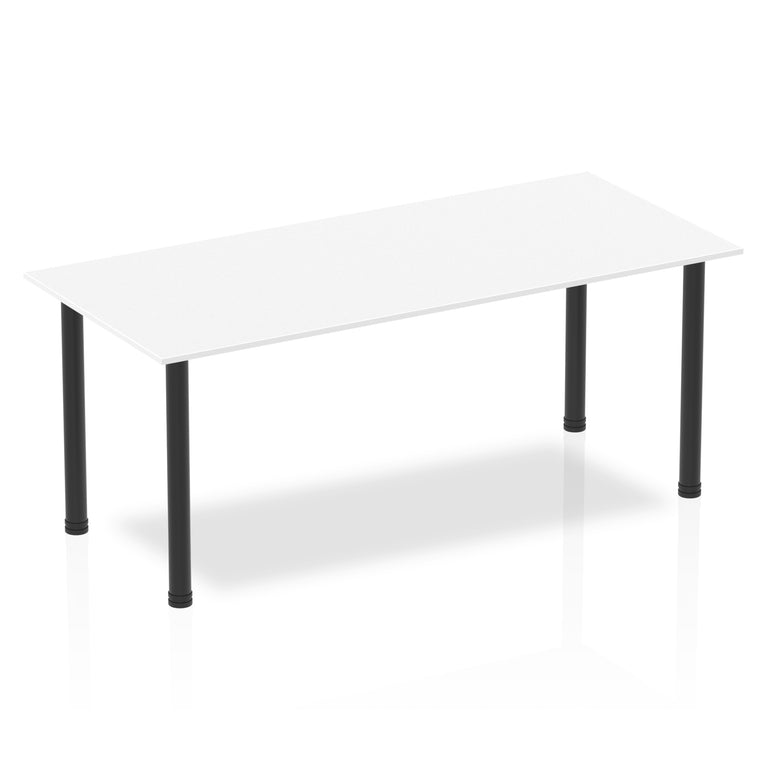 Impulse 1800mm Straight Table With Post Leg