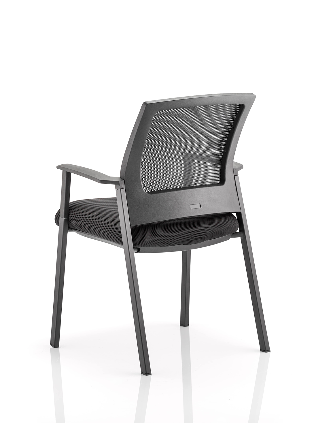 Metro Medium Mesh Back Stacking Visitor Chair with Arms