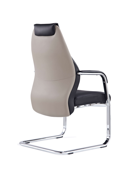 Mien High Back Leather Cantilever Visitor Office Chair