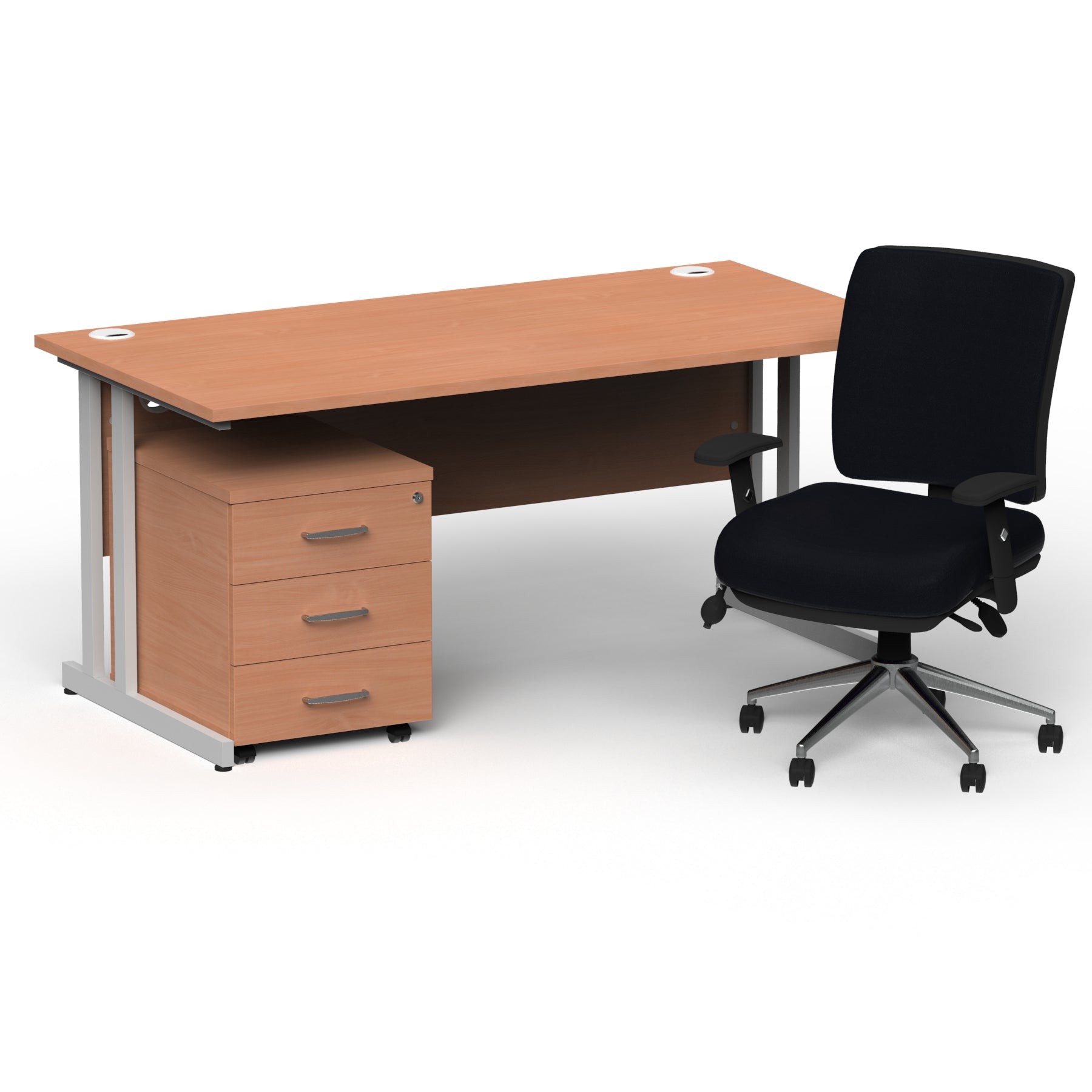 Straight back desk discount chair