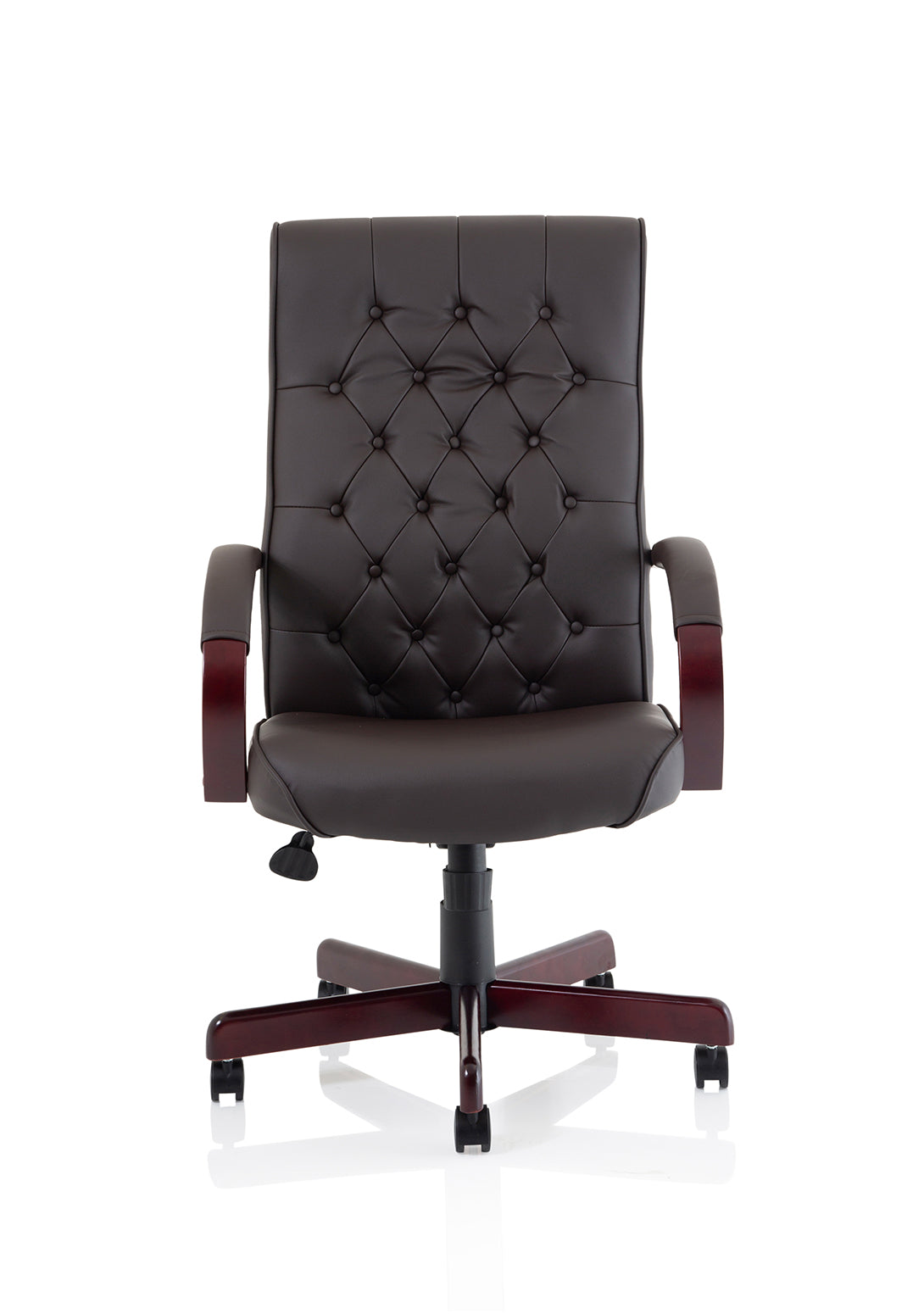 Grey chesterfield office deals chair