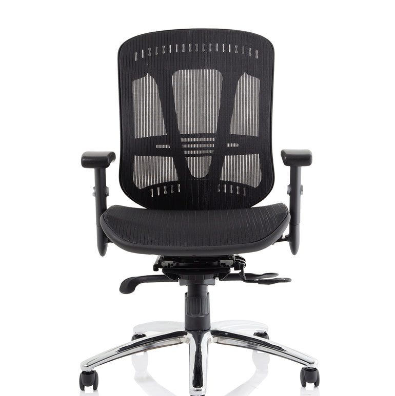 Mirage II Mesh Back Task Operator Office Chair with Height Adjustable Arms