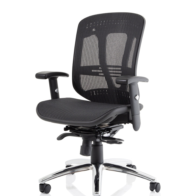 Mirage II Mesh Back Task Operator Office Chair with Height Adjustable Arms