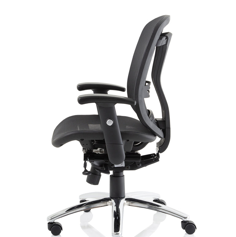 Mirage II Mesh Back Task Operator Office Chair with Height Adjustable Arms