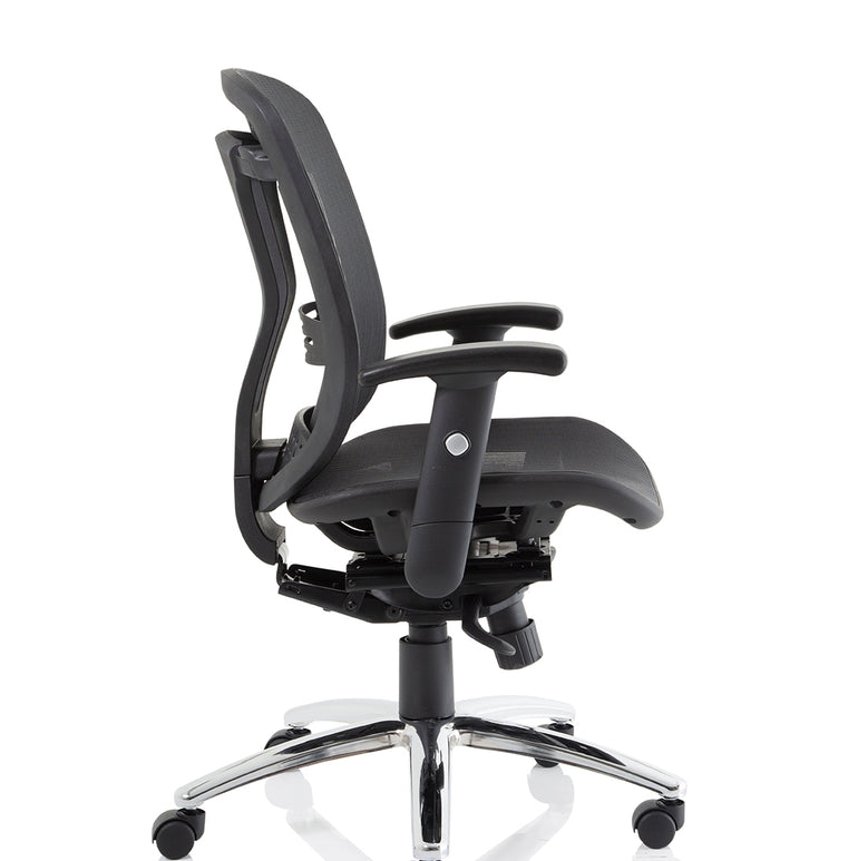 Mirage II Mesh Back Task Operator Office Chair with Height Adjustable Arms