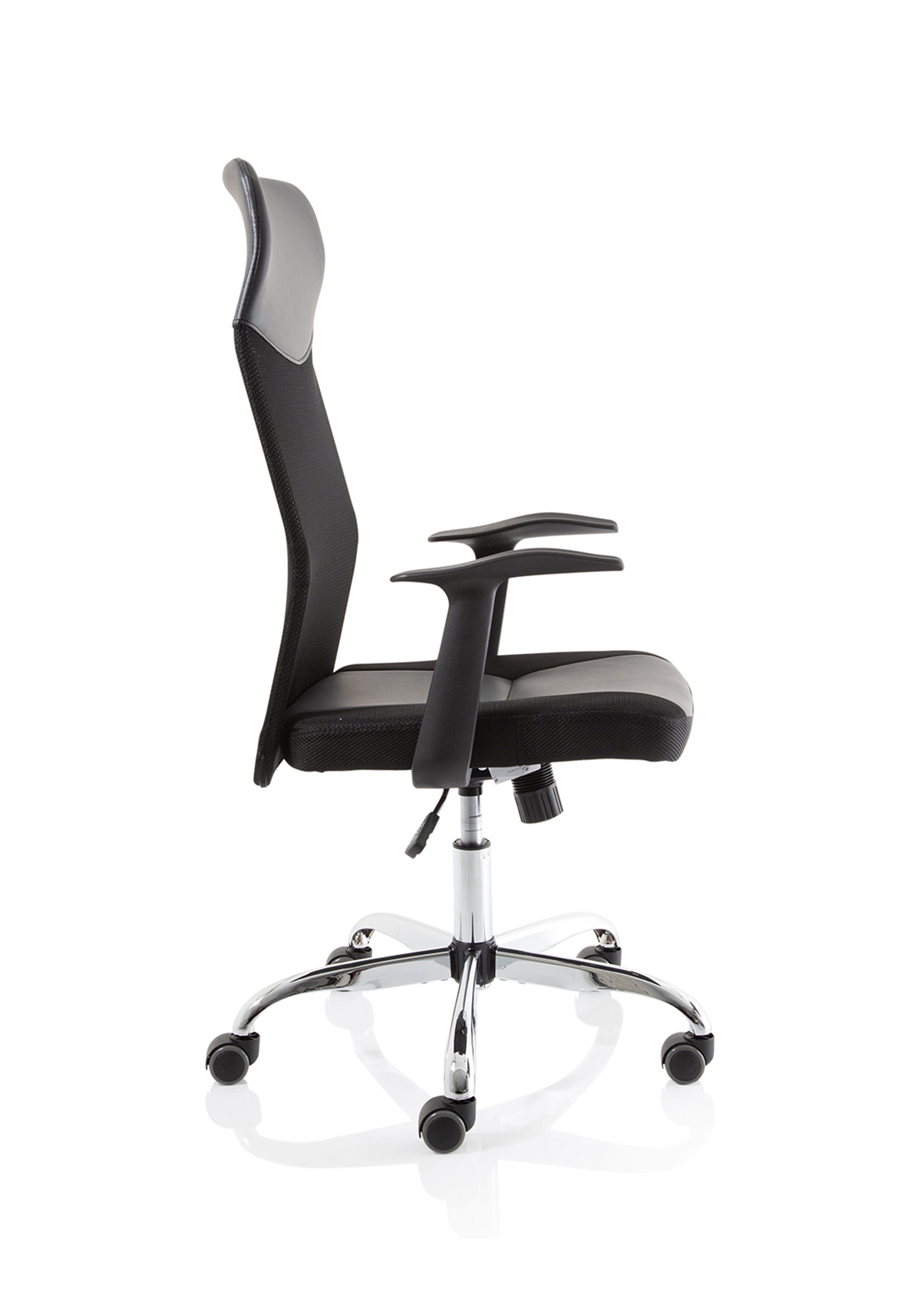 Vegalite High Mesh Back Black Executive Office Chair with Arms