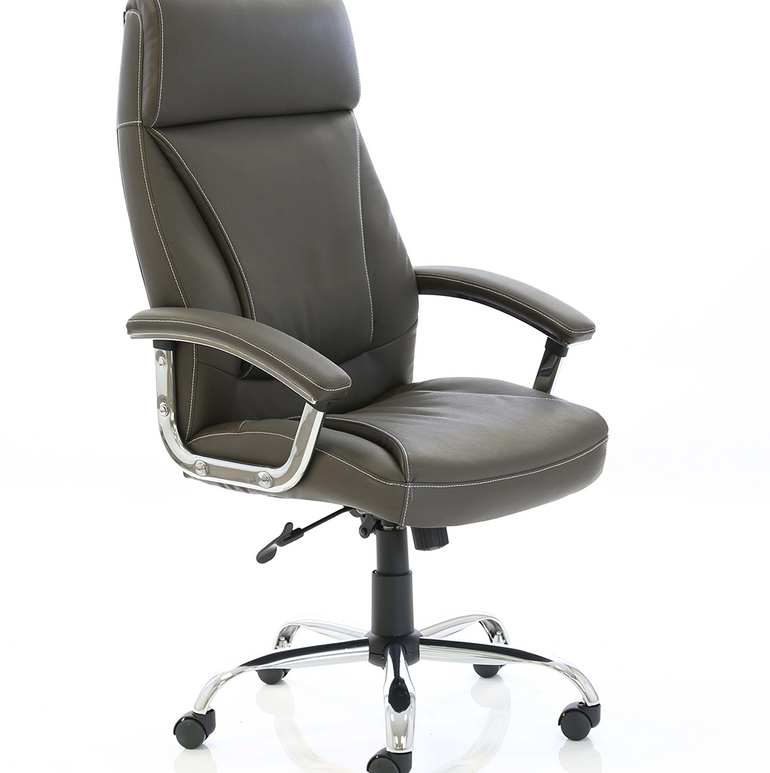 Penza High Back Executive Leather Office Chair with Arms